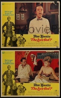 3r195 LOVE GOD 8 LCs 1969 Don Knotts is the world's most romantic male with sexy babes!