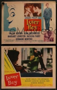 3r196 LOVER BOY 8 LCs 1955 Monsieur Ripois, Gerard Philipe, Valerie Hobson, directed by Rene Clement!