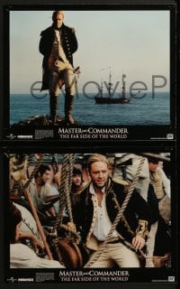 3r006 MASTER & COMMANDER 10 LCs 2003 Russell Crowe, Paul Bettany, Peter Weir, Far Side of the World!