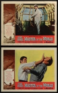 3r725 MASTER OF THE WORLD 4 LCs 1961 Jules Verne, Mary Webster, Charles Bronson!