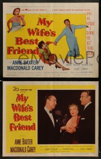 3r227 MY WIFE'S BEST FRIEND 8 LCs 1952 Macdonald Carey, Catherine McLeod & sexy Anne Baxter!