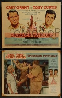 3r240 OPERATION PETTICOAT 8 LCs 1959 Cary Grant & Tony Curtis, Joan O'Brien, Dina Merrill!