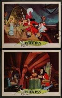 3r547 PETER PAN 6 LCs R1976 great images from Walt Disney animated cartoon fantasy classic!