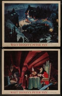 3r546 PETER PAN 6 LCs 1953 Walt Disney animated cartoon fantasy classic, great images!