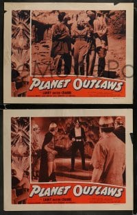 3r851 PLANET OUTLAWS 3 LCs 1953 Buck Rogers serial repackaged as a feature with new footage!