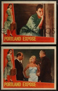 3r737 PORTLAND EXPOSE 4 LCs 1957 sexy bad girls, Carolyn Craig, Virginia Gregg, Jeanne Carmen!