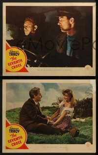 3r855 SEVENTH CROSS 3 LCs 1944 cool images of Spencer Tracy, Signe Hasso, Cronyn, Guilfoyle!