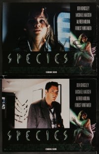 3r465 SPECIES 7 LCs 1995 sexiest alien Natasha Henstridge, Ben Kingsley, Forest Whitaker