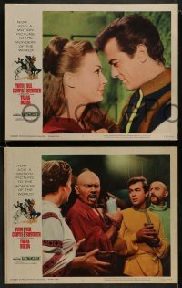 3r329 TARAS BULBA 8 LCs 1962 cool images of Yul Brynner and Tony Curtis in the title role!