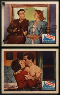 3r472 THIEVES' HIGHWAY 7 LCs 1949 Jules Dassin, truck driver Richard Conte, Cobb, Cortese!