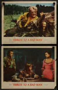 3r566 TRIBUTE TO A BAD MAN 6 LCs 1956 James Cagney, Irene Papas, Don Dubbins, Vic Morrow, Dano!
