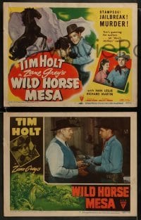 3r386 WILD HORSE MESA 8 LCs 1948 Tim Holt, Nan Leslie, from Zane Grey Novel!