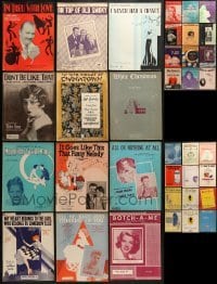 3s114 LOT OF 36 SHEET MUSIC 1920s-1940s great songs from a variety of different movies!
