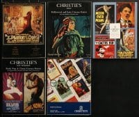 3s185 LOT OF 5 CHRISTIE'S AUCTION CATALOGS 1990s filled with color movie poster images!