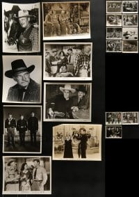 3s391 LOT OF 19 RAY TEAL 8X10 STILLS 1950s-1960s great scenes from several of his movies!