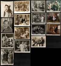 3s406 LOT OF 15 GEORGE TOBIAS 8X10 STILLS 1940s-1960s great scenes from several of his movies!