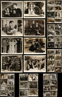 3s329 LOT OF 62 8X10 STILLS 1930s-1940s great scenes from a variety of different movies!