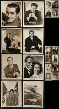 3s387 LOT OF 20 8X10 STILLS WITH DISCOLORATION 1930s-1940s portraits from a variety of movies!