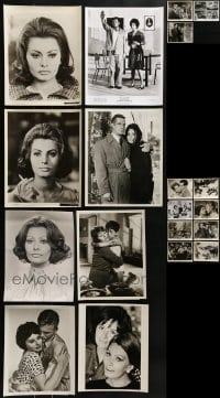 3s390 LOT OF 19 SOPHIA LOREN 8X10 STILLS 1960s great images from several of her movies!
