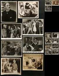 3s394 LOT OF 19 FORREST TAYLOR 8X10 STILLS 1940s-1950s great scenes from several of his movies!