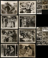 3s382 LOT OF 21 DUB TAYLOR 8X10 STILLS 1940s great scenes from several of his movies!