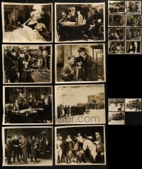3s388 LOT OF 19 TRIMMED KEY BOOK 8X10 STILLS 1920s-1930s scenes from a variety of movies!