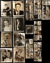 3s334 LOT OF 57 8X10 STILLS 1940s-1950s great portraits of a variety of different stars!