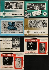 3s099 LOT OF 7 BELGIAN PRESSBOOKS 1950s-1960s filled with different images & information!