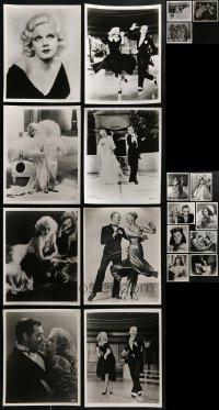 3s531 LOT OF 19 8X10 REPRO PHOTOS 1980s great portraits of top Hollywood stars & movie scenes!