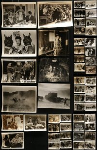 3s326 LOT OF 67 8X10 STILLS 1950s great scenes from a variety of different movies!