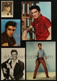 3s280 LOT OF 5 GERMAN ELVIS PRESLEY PHOTOS 1950s-1960s portraits of the King of Rock 'n' Roll!