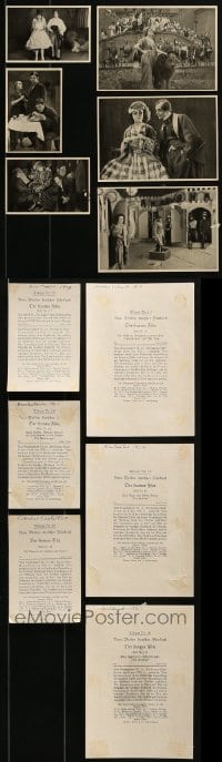 3s277 LOT OF 6 GERMAN BOOKPLATES 1935 all with great scenes from silent movies!