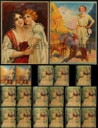 3s007 LOT OF 19 13X20 ART PRINTS 1930s The Girl of the Golden West, Bright Eyes & more!