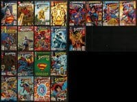 3s149 LOT OF 21 SUPERMAN COMIC BOOKS 1990s D.C. Action Comics, includes Superboy, Robin & more!