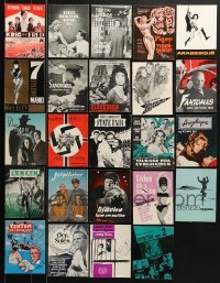 3s293 LOT OF 24 DANISH PROGRAMS 1940s-1960s different images from a variety of movies!