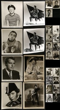 3s375 LOT OF 27 1950S 8X10 STILLS OF MALE PORTRAITS 1950s great images of a variety of actors!
