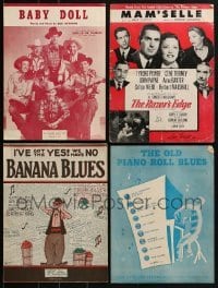 3s120 LOT OF 4 SHEET MUSIC 1920s-1940s a variety of songs with great cover images!