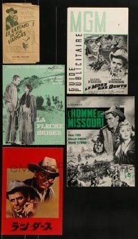 3s133 LOT OF 5 WESTERN NON-U.S. ITEMS 1930s-1960s a variety of different cowboy images!