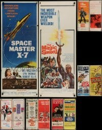 3s216 LOT OF 12 FORMERLY FOLDED INSERTS 1950s-1960s great images from a variety of movies!