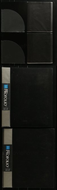 3s003 LOT OF 2 ITOYA 8.5X11 ART PORTFOLIOS 1990s you can store your stills in them!