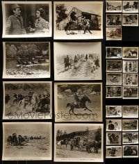 3s364 LOT OF 29 WESTERN 8X10 STILLS 1940s-1950s great scenes from a variety of cowboy movies!