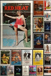 3s041 LOT OF 80 FOLDED ONE-SHEETS 1970s-1990s great images from a variety of different movies!