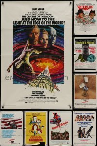 3s080 LOT OF 10 FOLDED ONE-SHEETS 1970s-1980s great images from a variety of different movies!