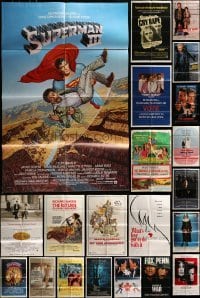3s061 LOT OF 53 FOLDED ONE-SHEETS 1970s-1990s great images from a variety of different movies!