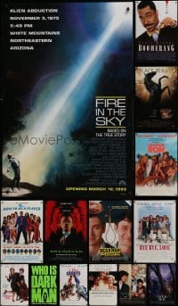 3s497 LOT OF 19 UNFOLDED DOUBLE-SIDED MOSTLY 27X40 ONE-SHEETS 1990s a variety of movie images!