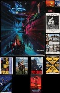 3s253 LOT OF 9 UNFOLDED COMMERCIAL AND SPECIAL POSTERS 1970s-80s Psycho, Breaker Morant & more!