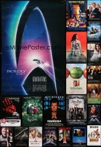3s458 LOT OF 31 UNFOLDED DOUBLE-SIDED ONE-SHEETS 1990s-00s great images from a variety of movies!