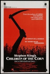 3t213 CHILDREN OF THE CORN Belgian 1983 Stephen King horror, and a child shall lead them!