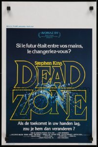 3t215 DEAD ZONE Belgian 1983 David Cronenberg, Stephen King, he has the power to see the future!