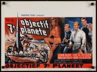 3t230 JOURNEY TO THE SEVENTH PLANET Belgian 1961 they have terryfing powers of mind over matter!